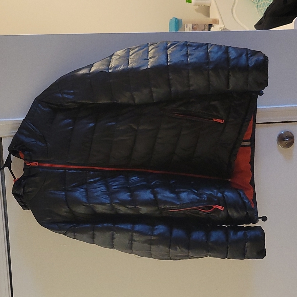 Cole Haanleather puff coat